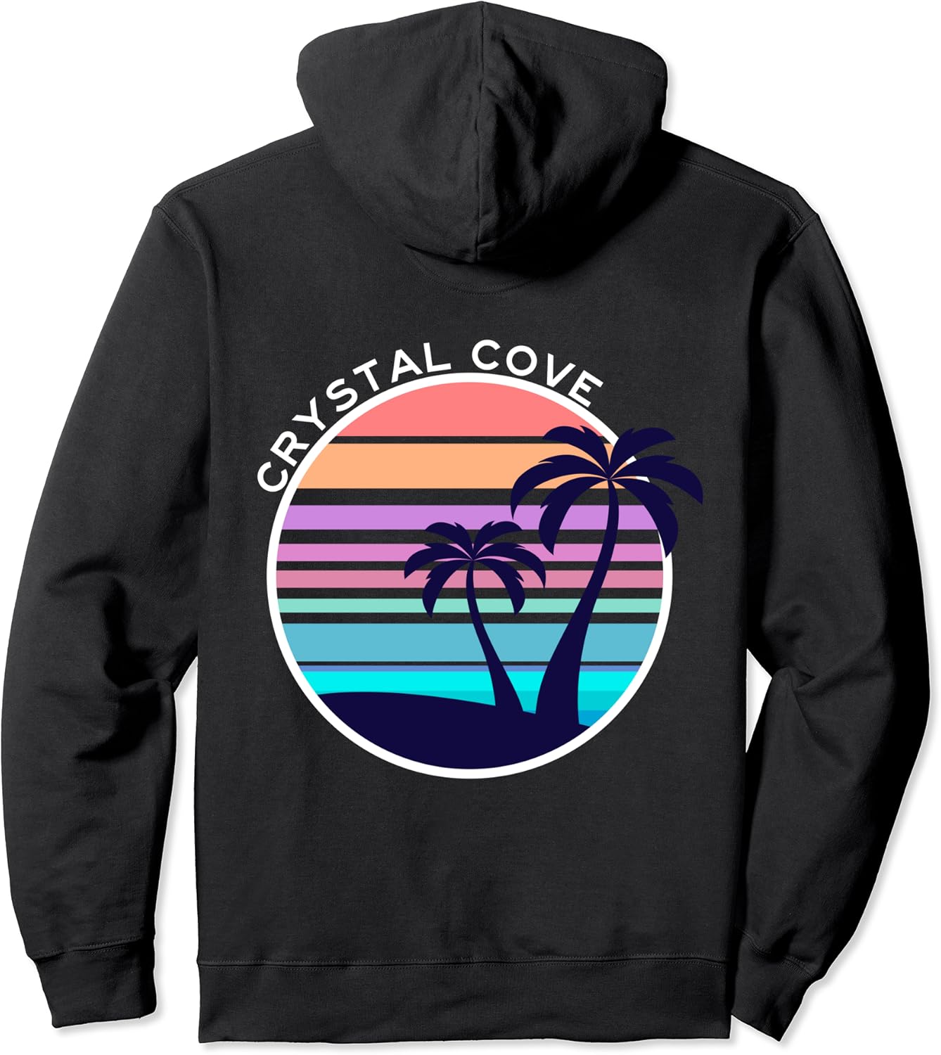 Vintage Crystal Cove California Beach Wave Sunset Aesthetic